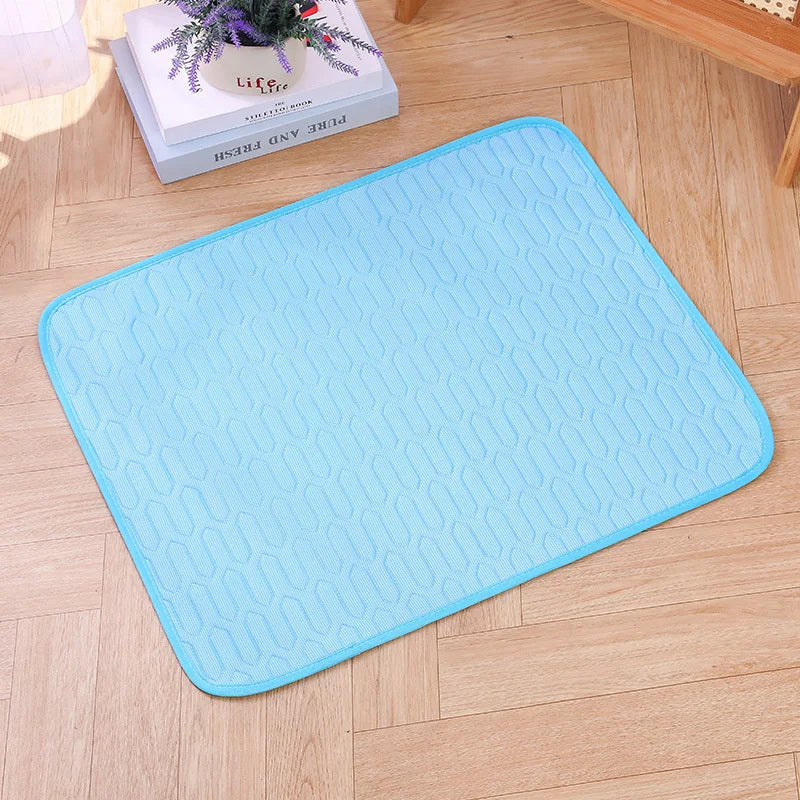 Premium Ice Silk Pet Cooling Mat
