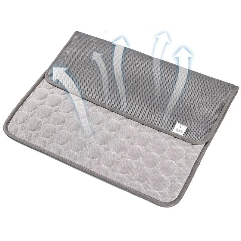 Summer Ice Silk Cat Cooling Blanket & Sofa Pad