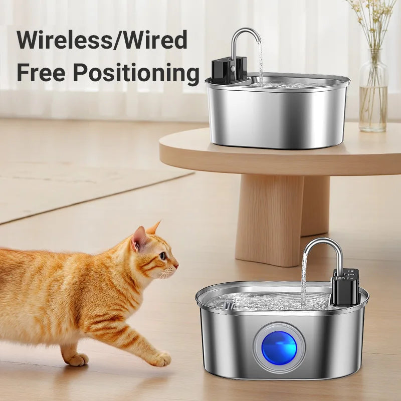 Wireless Smart Sensor Cat Water Fountain (3.2L)