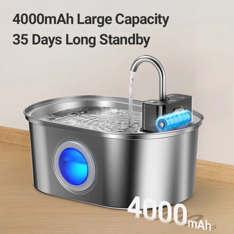 Wireless Smart Sensor Cat Water Fountain (3.2L)