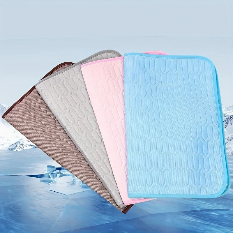 Premium Ice Silk Pet Cooling Mat
