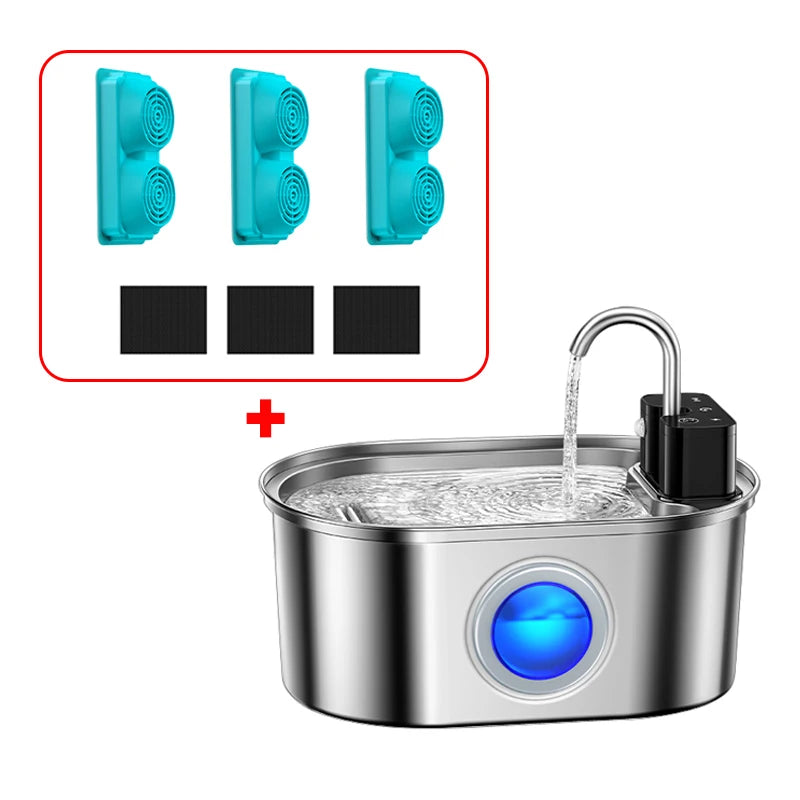 Wireless Smart Sensor Cat Water Fountain (3.2L)