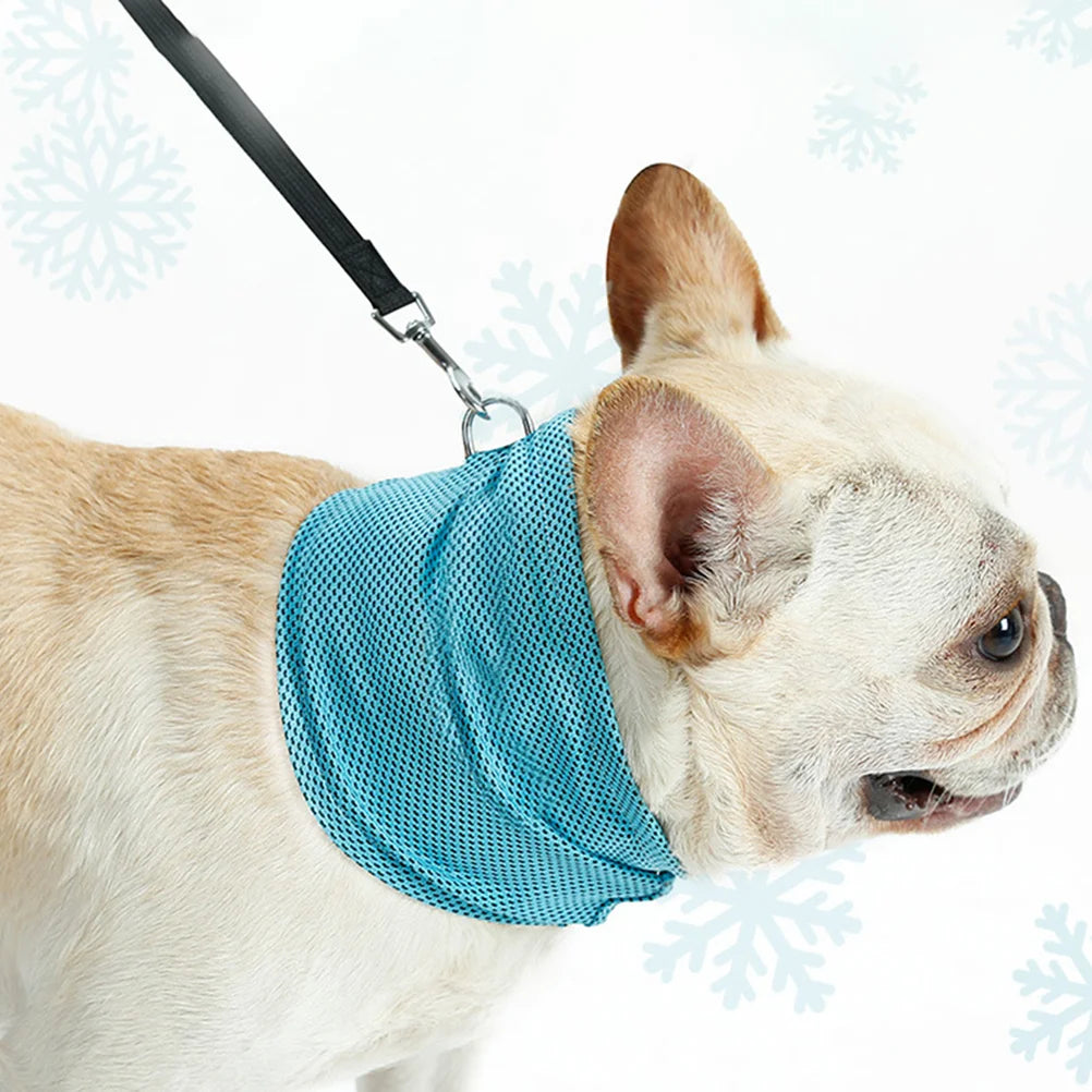 Instant Cooling Dog Bandana with Leash Hole