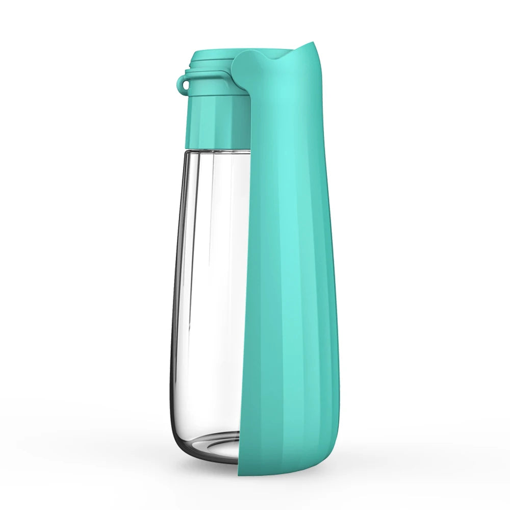 Foldable 2-in-1 Travel Dog Water Bottle