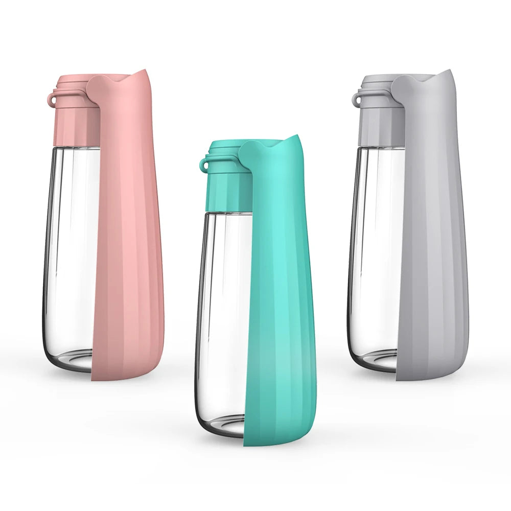 Foldable 2-in-1 Travel Dog Water Bottle